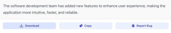 report bug of AI Sentence Shortener interface