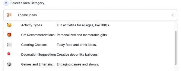 AI Birthday Ideas Generator screenshot02