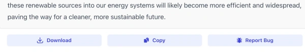 report bug of AI Essay Extender interface
