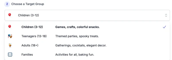 AI Halloween Party Ideas Generator screenshot 02